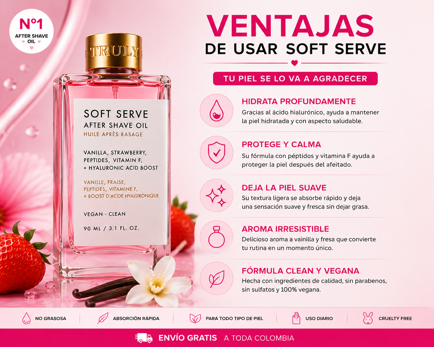 TRULY Soft Serve After Shave Oil™